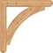 Ekena Millwork Thorton Craftsman Smooth Bracket w/ Offset Brace, Western Red Cedar, 5 1/2"W x 30"D x 30"H BKT0604X30X30THR04SWR - alternate 2